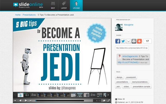 Cómo Publicar un PowerPoint en Blog WordPress con SlideOnline