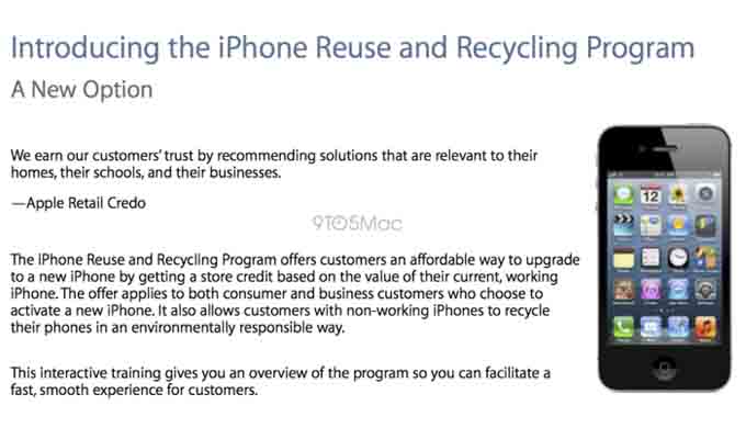 Programa de reciclado y reutilización de iPhone