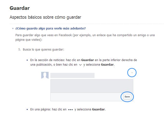 Save Guardar Facebook