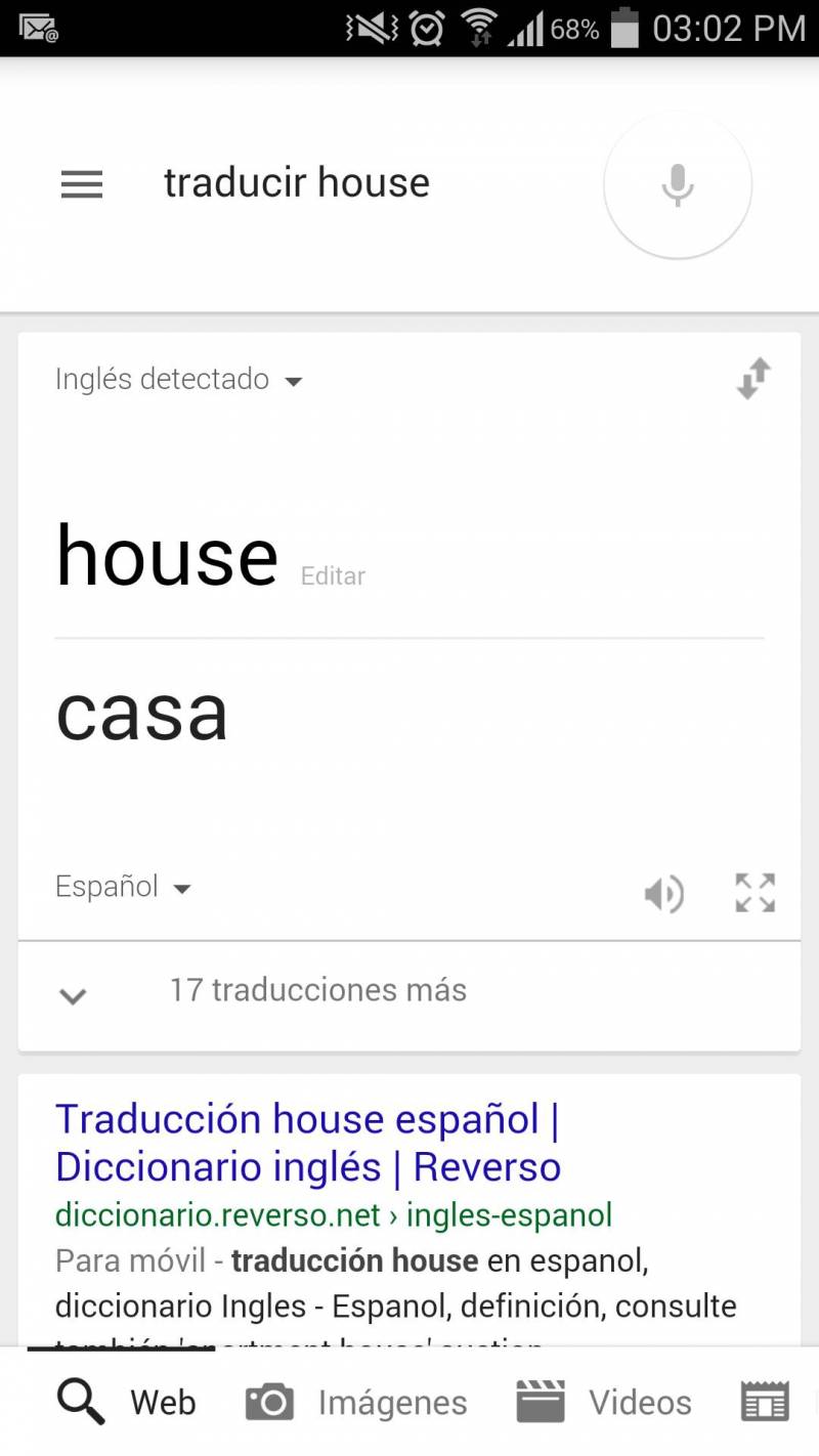 Google Now Traduccion
