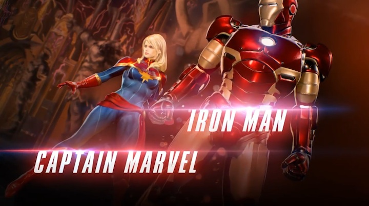  Iron Man y Captain Marvel