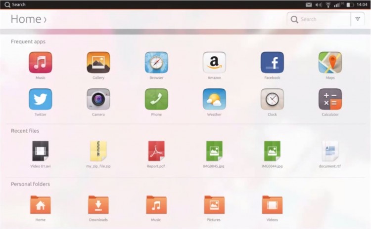 ubuntu 14 interfaz tablet