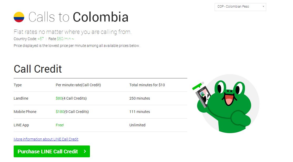Line Call Colombia