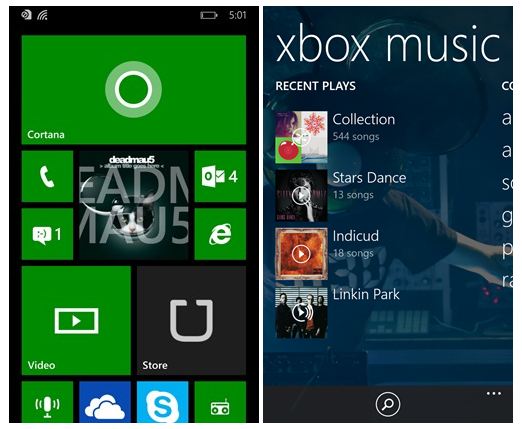 Xbox Music Wp 8.1 update 1