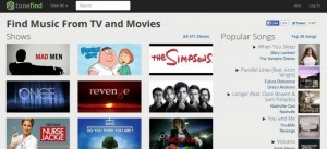 tunefind encuentra musica de series