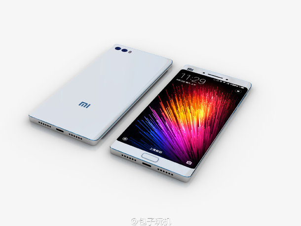Se dejan ver los primeros renders del Xiaomi Mi Note 2
