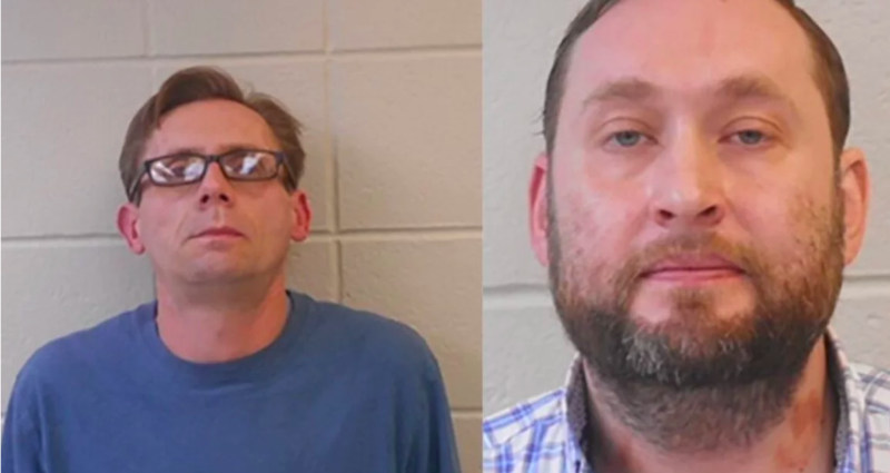 Detenidos. Bradley Allen Rowland, de 40 años, y Terry David Bateman, de 45. (Foto: HO / Clark County Sheriff's Department / AFP).